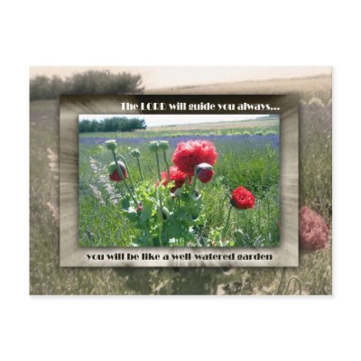 Well-watered Garden Post Cards