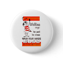 Wellbee CDC WASH YOUR HANDS Advertisement Poster