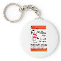 Wellbee CDC WASH YOUR HANDS Advertisement Poster