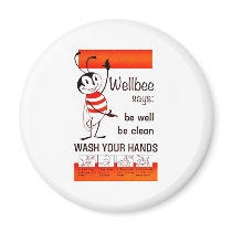 Wellbee CDC WASH YOUR HANDS Advertisement Poster
