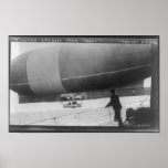 Wellman's airship "America"  Blimp Poster