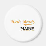 Wells Beach Maine Classic Refrigerator Magnet