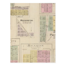 Wellsville, Emmerson, Reedsburg, Princeton, Kansas Postcard