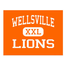 Wellsville - Lions - High - Wellsville New York Postcard