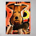 Welsh/ Airedale Terrier  dk_2005aug8d posters