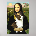 Welsh Corgi Cardigan - Mona Lisa posters