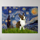 Welsh Corgi Cardigan  - Starry Night posters