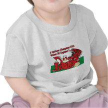 Welsh Dragon, 6 Nations Champions, Wales v England Tshirt