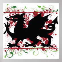 Welsh Dragon Poster