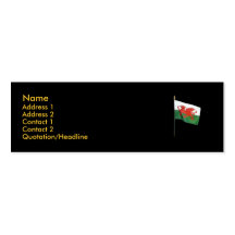Welsh Flag Business Card Templates