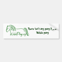 Welsh Pony & Cob Society of America Bumper Stickers