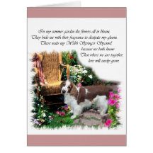 Welsh Springer Spaniel Art Gifts Cards