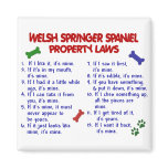 WELSH SPRINGER SPANIEL Property Laws 2 Fridge Magnet