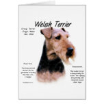 Welsh Terrier History Design cards
