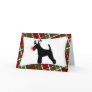 Welsh Terrier Reindeer Christmas Card