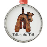 Welsh Terrier Tail ornaments