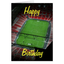 Wembley Stadium Birthday Card