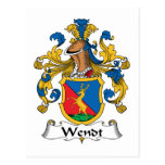 Wendt Family Crest Post Cards