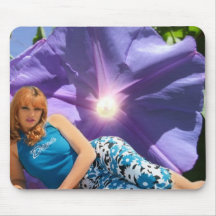 wendy flower1 mouse pads