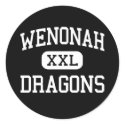 Wenonah - Dragons - High - Birmingham Alabama stickers