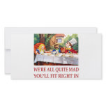 WE'RE ALL QUITE MAD, YOU'LL FIT RIGHT IN photo cards