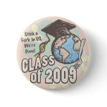 We're Done 2009 Graduation Shirt Gifts buttons