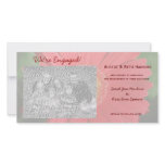 We're Engaged Gerbera Daisy Photo Cards photo cards