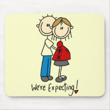 We're Expecting Baby Tshirts and gifts Mousemats