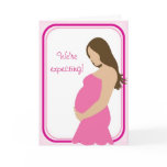 We're expecting! Pregnant Belly Greeting Cards