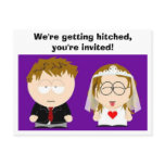 We're getting hitched Postcard - Blank