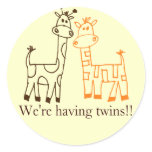"We're Having Twins!!" Twin Giraffes