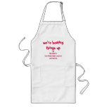 "we're heating things up..." aprons
