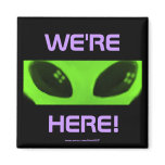 WE'RE HERE! v2 magnet