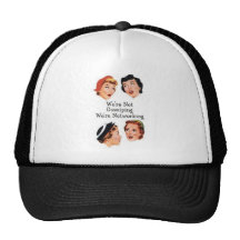 We're networking--NOT gossiping!! Mesh Hat