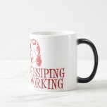We're Not Gossiping Were Networking Mug