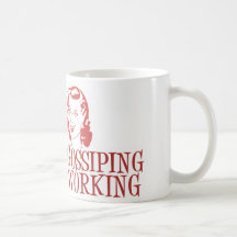 We're Not Gossiping Were Networking Mugs