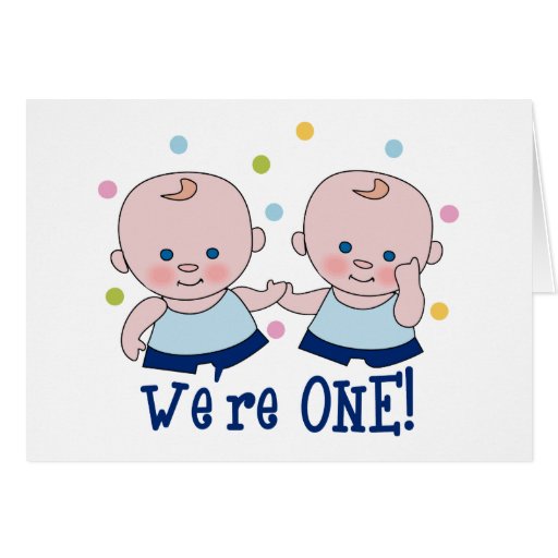 We're One Boys Card