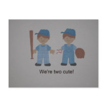 "We're two cute!" Postcards