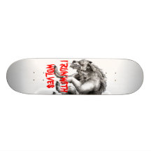 werewolf2, I RUN WITH WOLVES Skateboard