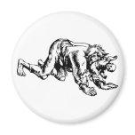 Werewolf Eating Baby magnets