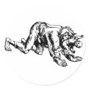 Werewolf Eating Baby stickers