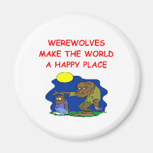 WEREWOLF FRIDGE MAGNET