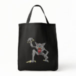 Werewolf Grocery Tote bags