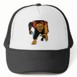 werewolf or wolfman attacking front hats
