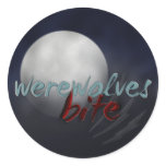 "Werewolves Bite" sticker sheet