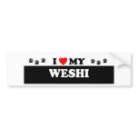 WESHI bumper stickers