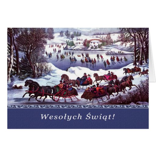 Wesolych Swiat. Polish Christmas Cards | Zazzle