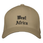 West African hat embroidered hats