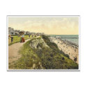 West cliff, Clacton-on-Sea, England classic Photoc postcards