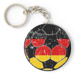 West Germany Soccer Ball Keychain